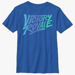 FORTNITE - NWOT Blue Boys shirt Size L